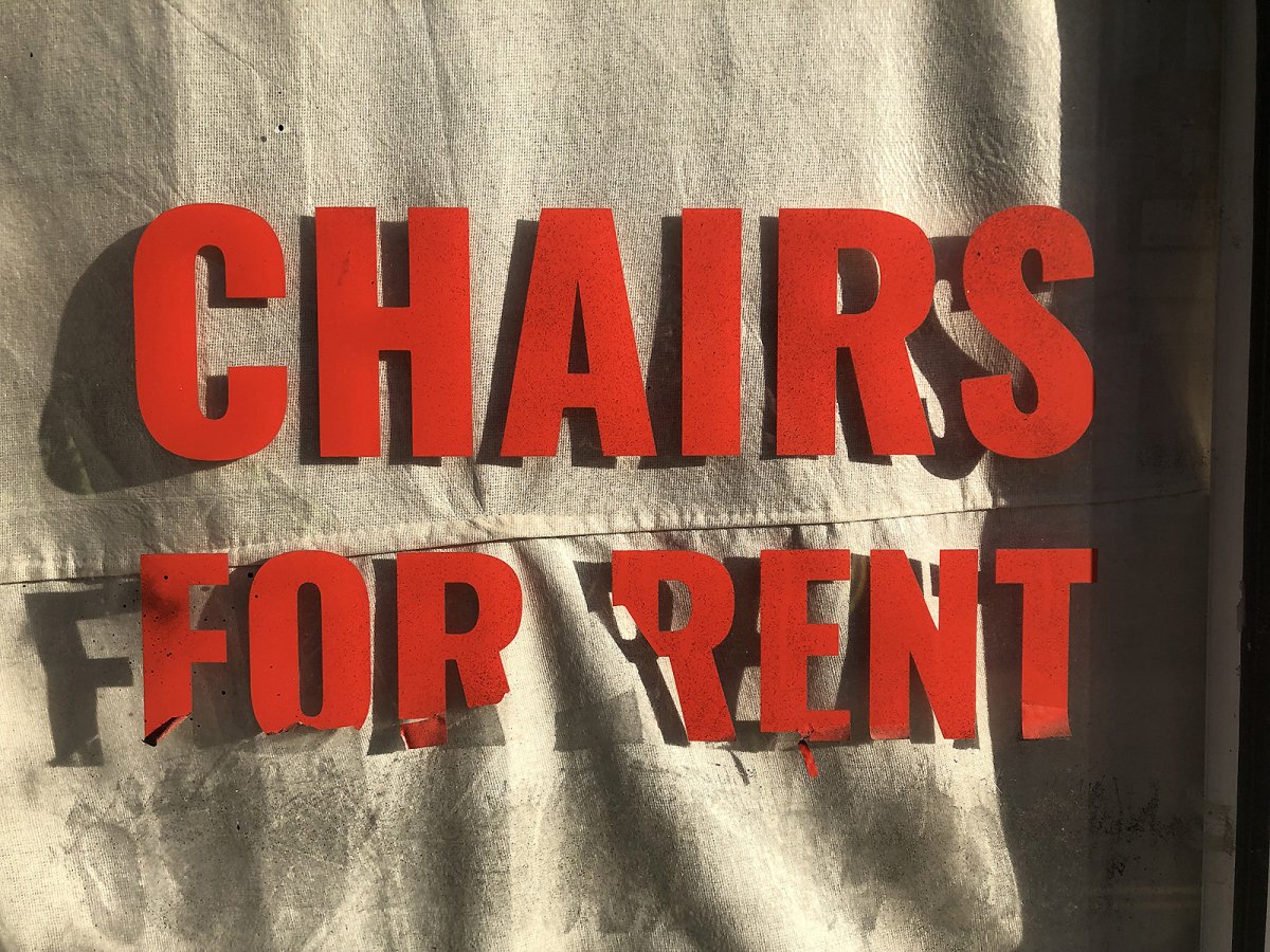 CHAIRS FOR RENT