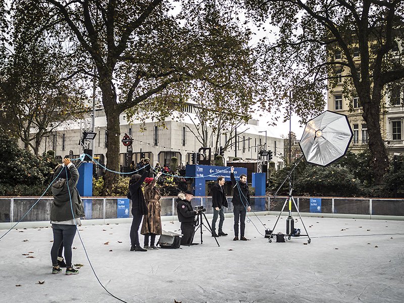 BTS natural history museum ice-rink