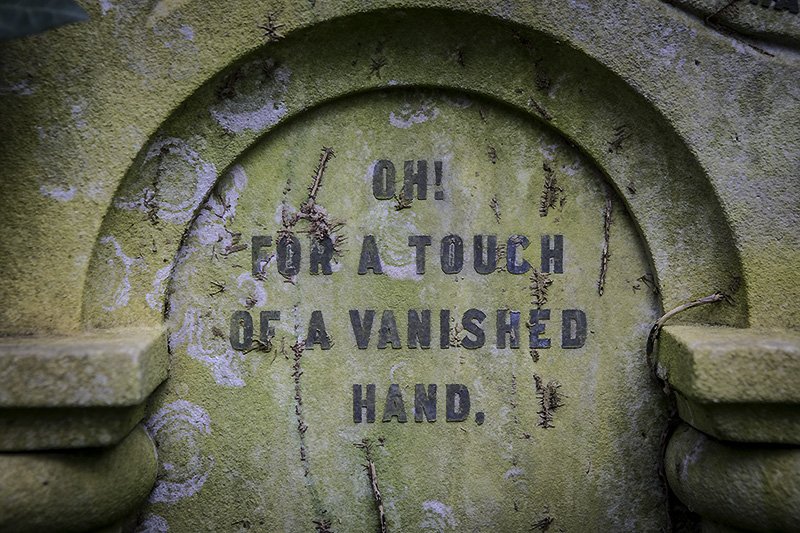 OH! FOR A TOUCH OF A VANISHED HAND