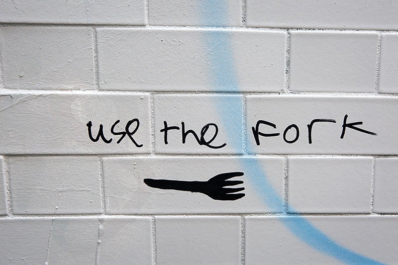 use the fork